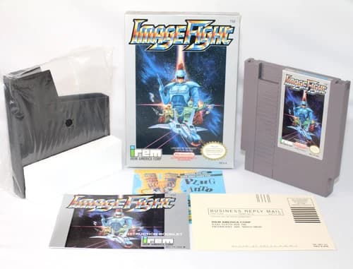 Image Fight NES Nintendo Complete CIB Great Condition w/ RARE REG CARD! NICE!