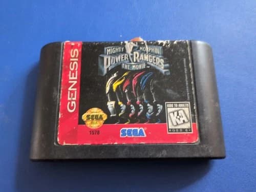 Mighty Morphin Power Rangers: The Movie (Sega Genesis, 1995) Cartridge Only