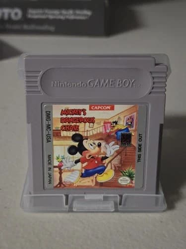 Mickey's Dangerous Chase Gameboy Game Nintendo Capcom -TESTED