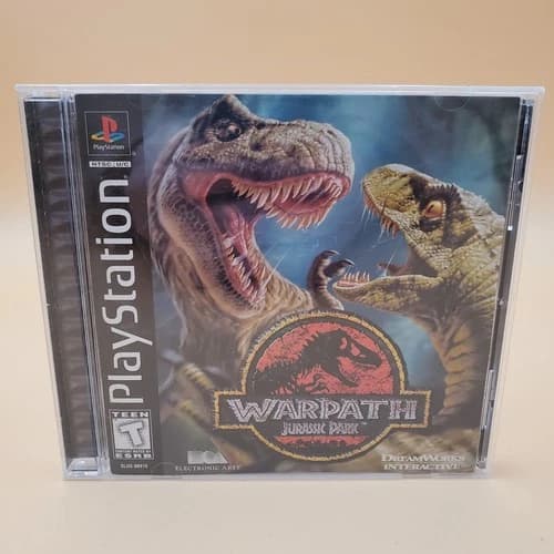 Warpath Jurassic Park Sony PlayStation 1 PS1 Game Complete CIB Tested/Works