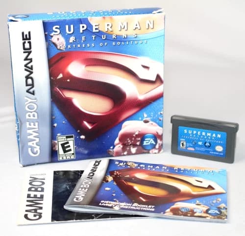 Superman Returns GBA Game Boy Advance Complete CIB Good Condition! NICE!