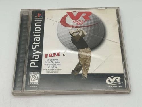 VR Golf '97 (Sony PlayStation 1, PS1 1996) - Complete - CIB