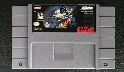 Batman Forever SNES Super Nintendo Game Cartridge Tested Works Very Clean