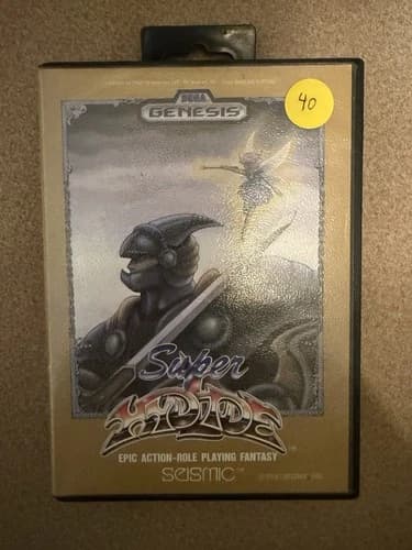 Super Hydlide (Sega Genesis, 1990) CIB w/Manual