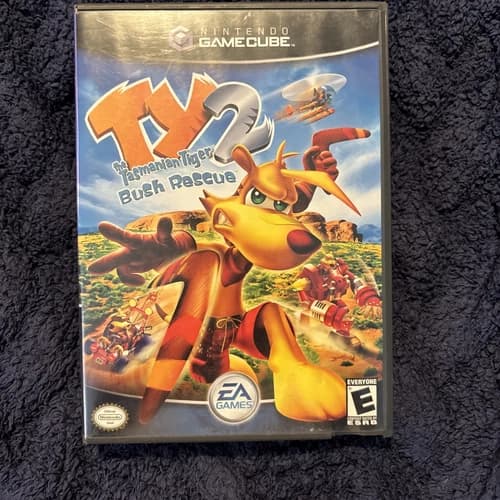 Ty the Tasmanian Tiger 2: Bush Rescue Nintendo GameCube, 2004 Tested And Working