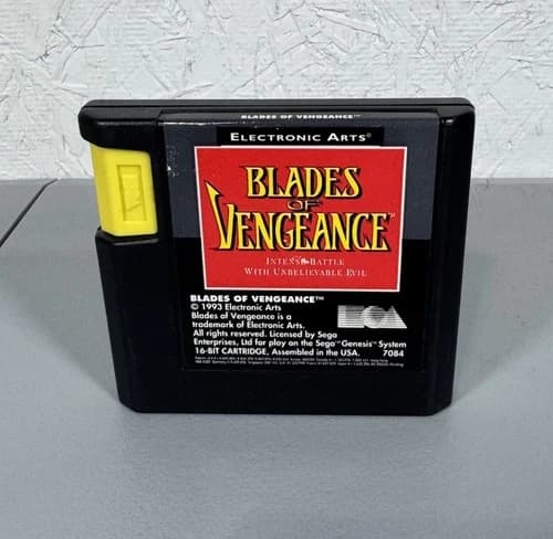 Blades of Vengeance (Sega Genesis, 1993) Cart Only - Tested - Free Shipping