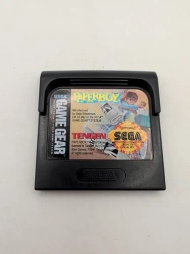 Sega Game Gear Paperboy Game Cartridge