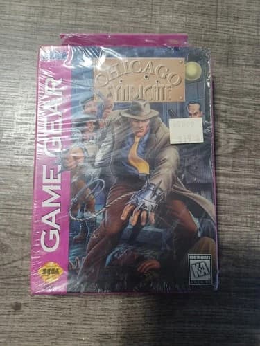 Chicago Syndicate (Sega Game Gear, 1995) Complete With Manual