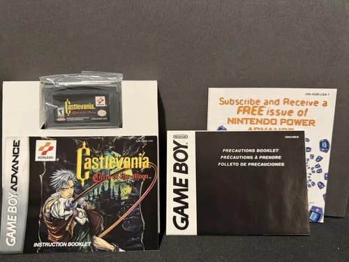Castlevania: Circle of the Moon (Nintendo Game Boy Advance, 2001) CIB