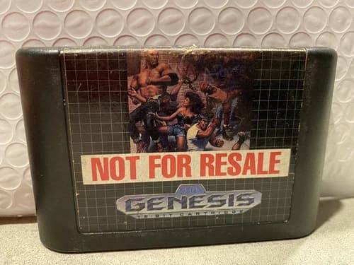 🔥TESTED Streets of Rage 2 (Sega Genesis, 1992) Not For Resale Cart Only WORKS