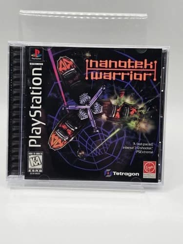 Nanotek Warrior (Sony PlayStation 1, 1997) PS1 w/Reg Card Tested