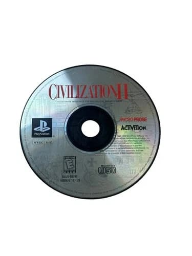 Civilization 2 Playstation PS1 Disc Only Tested & Working