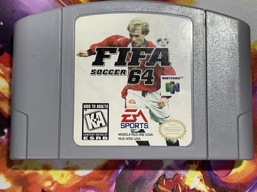FIFA Soccer 64 Nintendo 64 N64 Original Authentic TESTED - FAST SHIPPING!