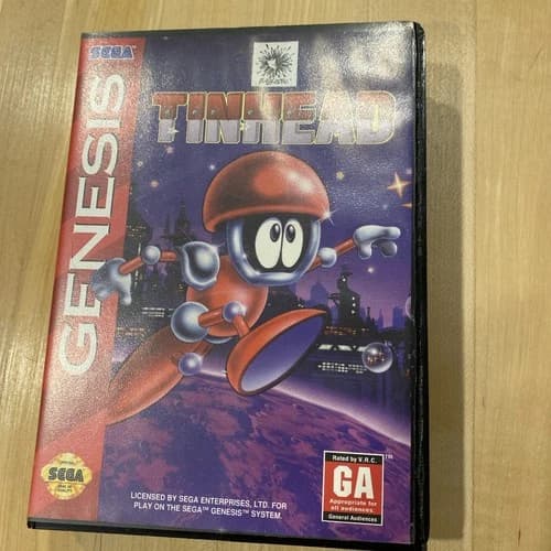 Tinhead (Sega Genesis) Complete CIB with Manual - see pictures