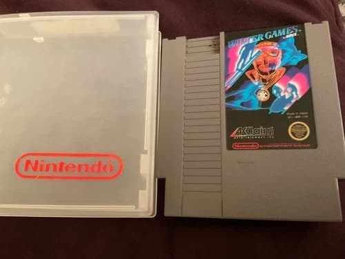 NINTENDO NES WINTER GAMES PLAYED AFEW XS GENUINE