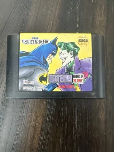 Sega Genesis Game Only Batman Revenge Of The Joker