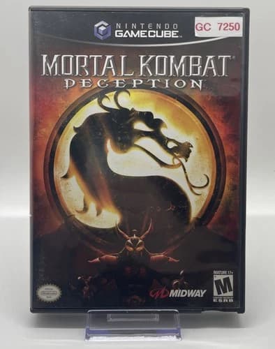 Mortal Kombat: Deception (Nintendo GameCube, 2005) Complete With Manual