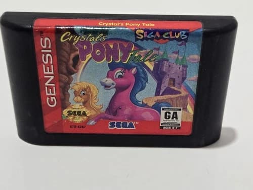 Crystal's Pony Tale (Sega Genesis, 1994) Cartridge Only