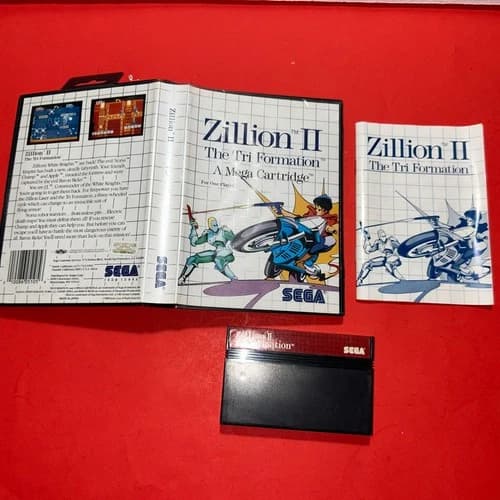 Zillion II: The Tri Formation (Sega Master, 1988) complete Tested