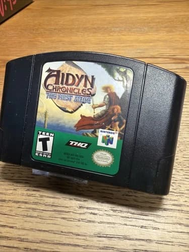 Aidyn Chronicles The First Mage Nintendo 64 N64 Cartridge Only Authentic