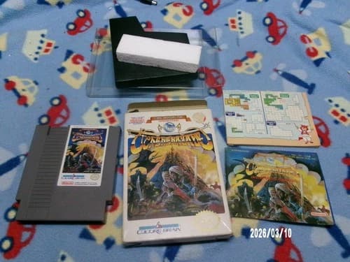 #883 THE MAGIC OF SCHEHERAZADE NINTENDO NES COMPLETE W/ MAP *TESTED & WORKING*