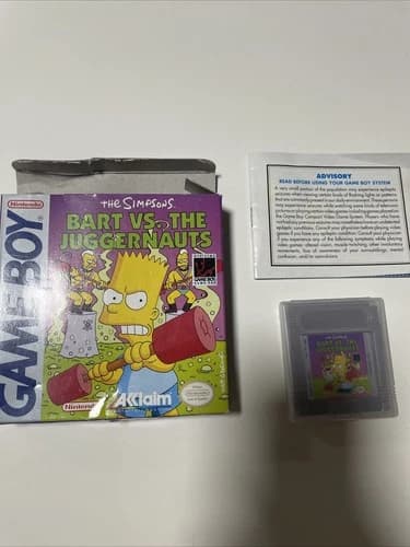 Simpsons: Bart vs. the Juggenauts (Nintendo Game Boy, 1992)