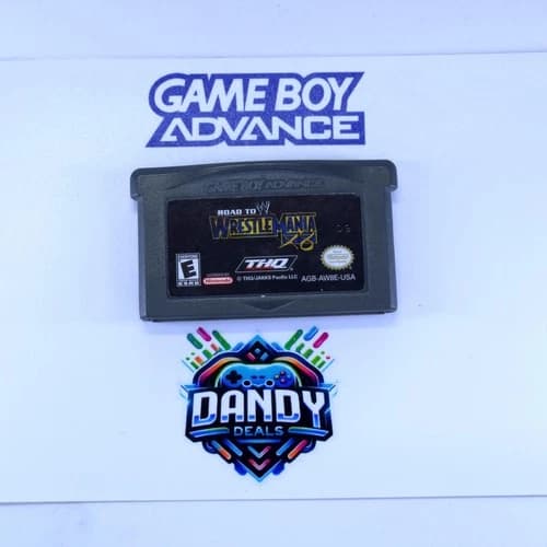 WWE Road To WrestleMania X8 GBA Authentic, Tested - GameBoy Advance