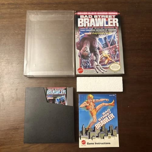 Bad Street Brawler (Nintendo NES) Complete - Tested - Authentic