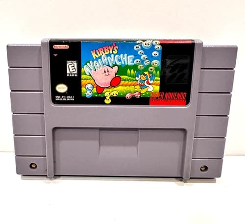 Kirby's Avalanche (Super Nintendo Entertainment System, 1995) SNES TESTED Works