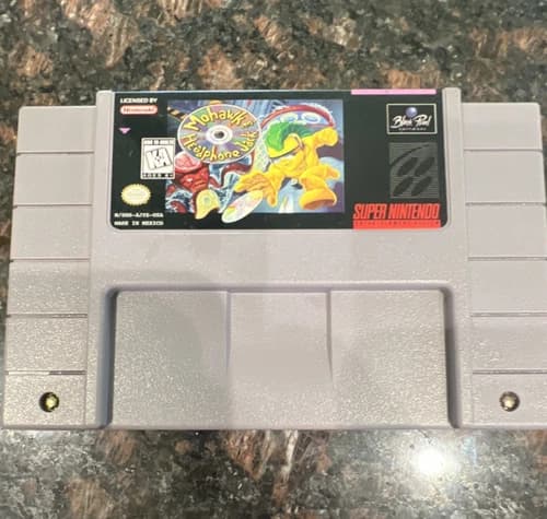 Black Pearl Mohawk and Headphone Jack Super Nintendo SNES NTSC-U/C KA