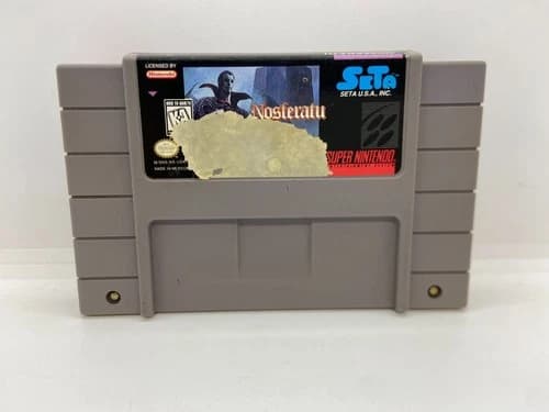 Nosferatu SNES Super Nintendo TESTED!