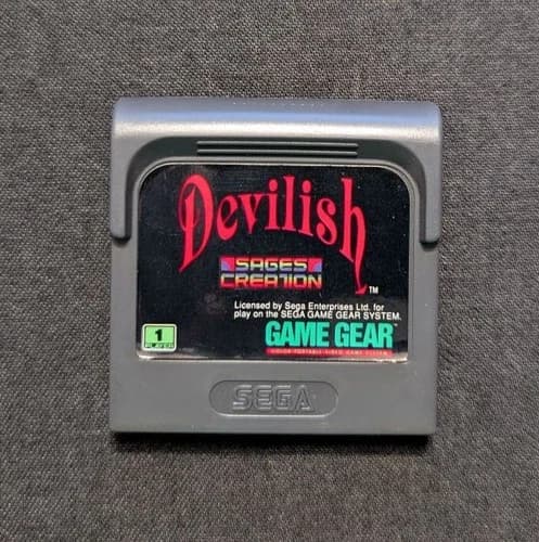 Devilish the Black Label Variant for Sega Game Gear