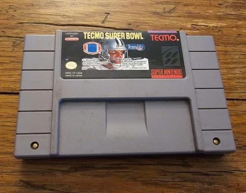 TECMO Super Bowl, loose cartridge only (SNES)