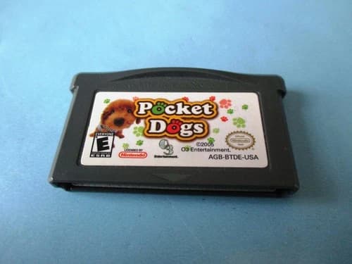 Pocket Dogs Nintendo Game Boy Advance SP Gameboy Game