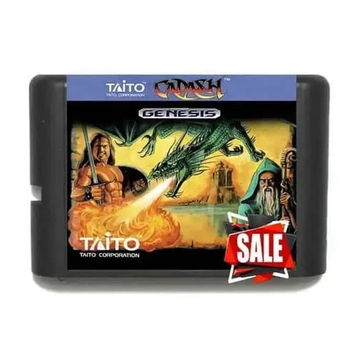 Cadash Game Cartridge Card For Sega Genesis 16 Bit US EU
