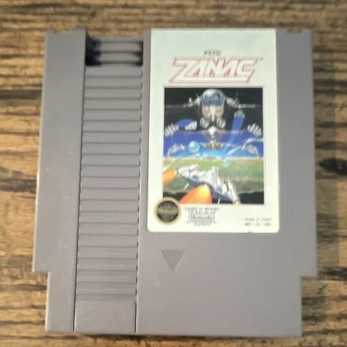 FCI Zanac Nintendo NES Game Cartridge Gray Cartridge