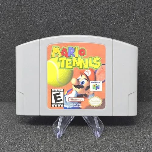 Mario Tennis Nintendo 64 N64 Game Cartridge Only Tested Works CLEAN