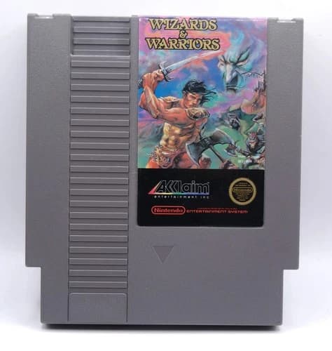 Wizards & Warriors (Nintendo Entertainment System, 1987)Cleaned & tested