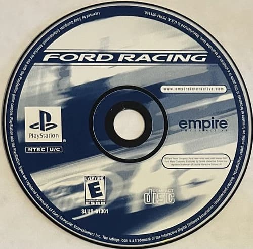 Ford Racing (Sony PlayStation 1, PS1) DISC ONLY | NO TRACKING | M1358