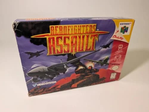 AeroFighters Assault Nintendo 64 N64 w/Box and Manual