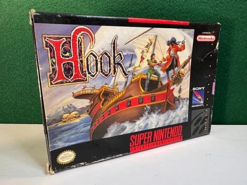 Hook (Super Nintendo SNES, 1991) Complete CIB Authentic