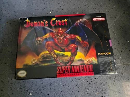 Demons Crest SNES Complete in Box (CIB) Authentic