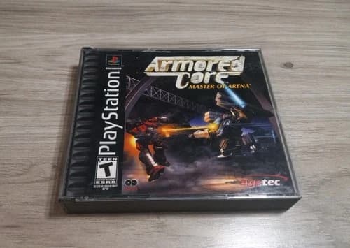 Armored Core: Master of Arena (Sony PlayStation 1, 2000) CIB Complete in Box.