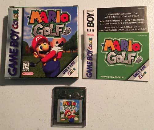 Mario Golf (Nintendo Game Boy Color, 1999) COMPLETE TESTED WORKS
