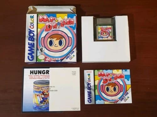 Nintendo Game Boy Color Mr Driller Complete In box GBC CIB