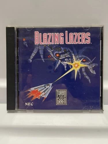 Blazing Lazers (Turbo Grafx 16 tg16) Complete in Case Turbografx