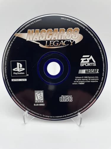 PS1 PLAYSTATION 1 NASCAR 99 LEGACY GAME DISC ONLY TESTED WORKS