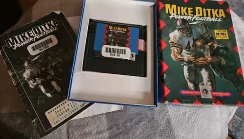 Mike Ditka Power Football Sega Genesis Complete