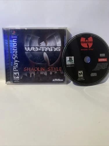 Wu-Tang: Shaolin Style PlayStation 1 1999 Complete with Manual and Registration