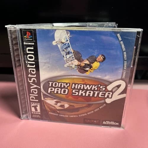 Tony Hawk's Pro Skater 2 (Sony PlayStation 1, 2000) PS1 Black Label CIB Tested